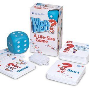 What's Next? A Life-Size Game. The family game where YOU are the game piece!